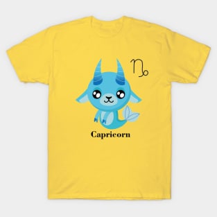 Cute Capricorn Zodiac Sign T-Shirt